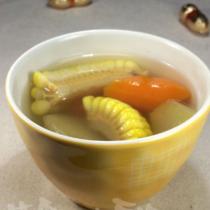 雪蓮果甜玉米湯的做法