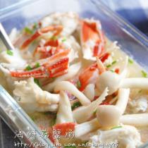 海鮮菇螃蟹湯的做法