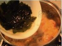豆腐海藻鮮蝦湯的做法圖解5