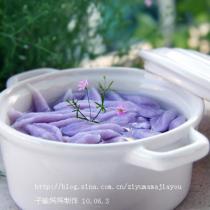 紫甘藍剪刀麵的做法