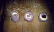 紫薯雙色饅頭的做法圖解7