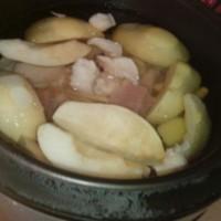 滋養清熱雪梨黃豆豬手湯的做法圖解4