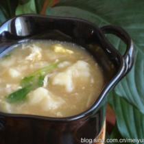 肉菜雞蛋疙瘩湯的做法
