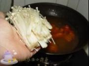 金針菇西紅柿湯的做法圖解5