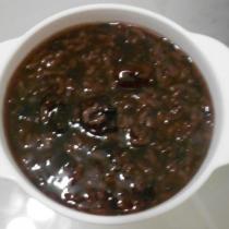 紫米紅棗粥的做法