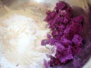 手搟紫薯麵的做法圖解9