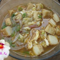 白菜魚豆腐湯的做法