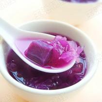 紫薯銀耳湯的做法
