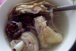 茶樹菇燉雞湯的做法圖解4