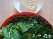 菠菜燉凍豆腐的做法圖解1