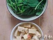 菠菜燉凍豆腐的做法圖解3
