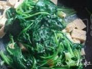 菠菜燉凍豆腐的做法圖解5