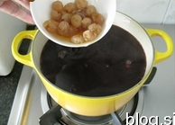 黑米薏仁桂圓湯的做法圖解4