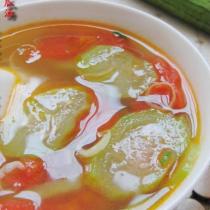 番茄絲瓜湯的做法