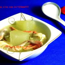 海蟹冬瓜湯的做法