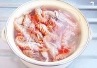 桂花蘿卜蝦湯的做法圖解3
