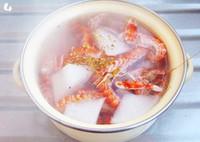 桂花蘿卜蝦湯的做法圖解4
