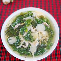 羽衣甘藍蘑菇湯的做法
