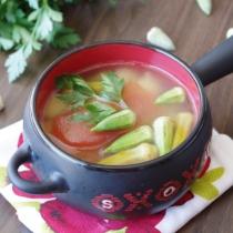 波黑祖母的秋葵湯的做法