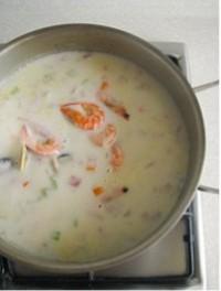 海鮮巧達濃湯的做法圖解9