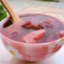 香芋紫薯糖水的做法