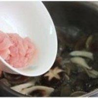 鮮菇豬紅湯的做法圖解8