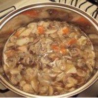 蘑菇蟹肉濃湯的做法圖解5
