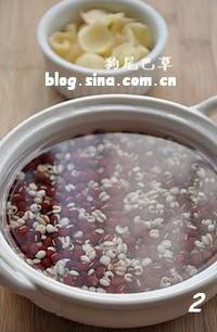 紅豆薏米百合湯的做法圖解2