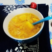 南瓜山芋粥的做法