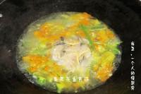 南瓜花魚片湯的做法圖解3