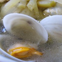 蛤蜊榨菜滋補湯的做法