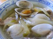 蛤蜊榨菜滋補湯的做法圖解7