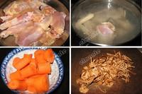 淮山茶樹菇雞湯的做法圖解2