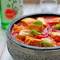 韓式辣白菜豆腐湯的做法