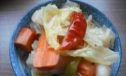 涼拌泡菜花生米的做法圖解3