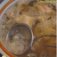 冬筍姬菇草雞湯的做法圖解9