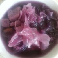 紫薯銀耳枸杞湯的做法圖解1