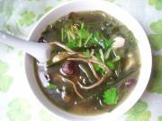 茶樹菇海帶絲湯的做法圖解8