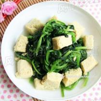 菠菜燉凍豆腐的做法