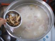 乾貝香菇水鴨粥的做法圖解3