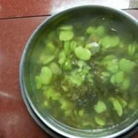 雪菜豆瓣湯的做法圖解4