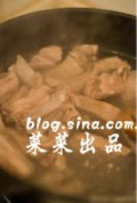黑豆紅棗蘿卜羊排湯的做法圖解5