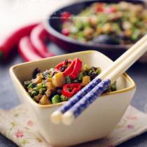 筍丁欖菜豇豆的做法