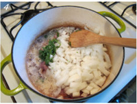 蛤蜊土豆湯的做法圖解4