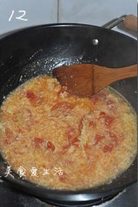 番茄雞蛋疙瘩湯的做法圖解12