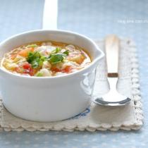 西紅柿雞蛋疙瘩湯的做法