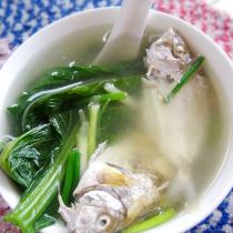 芥菜海魚湯的做法