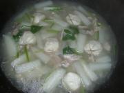 魚丸肉片蘿卜湯的做法圖解10