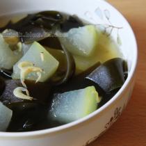 蝦米冬瓜海帶湯的做法