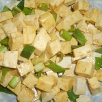 小蔥拌豆腐的做法